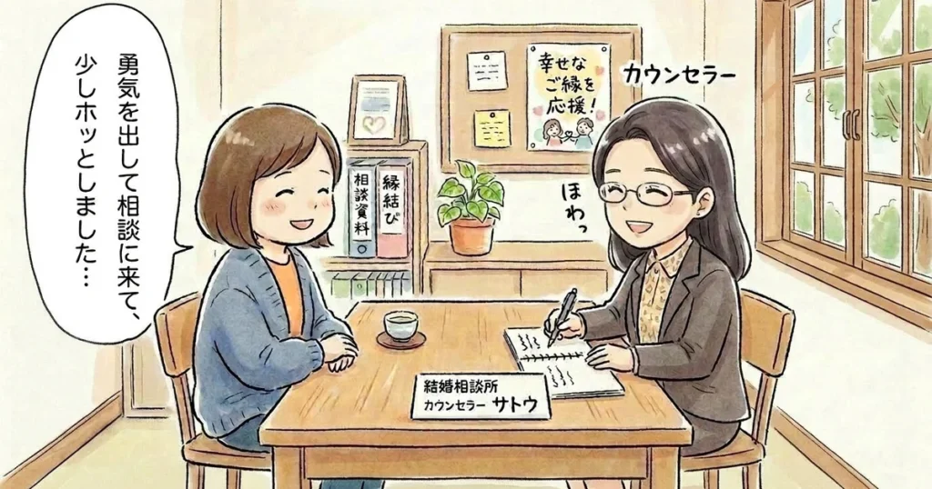 カウンセリングの方の人柄で入会を決めた